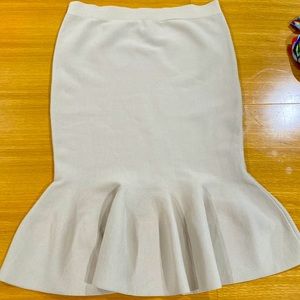 Eva Mendes nylon skirt